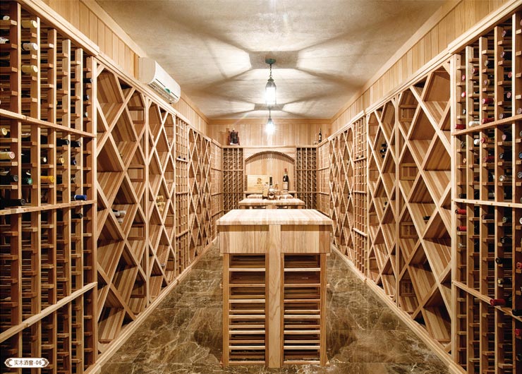 實(shí)木酒窖