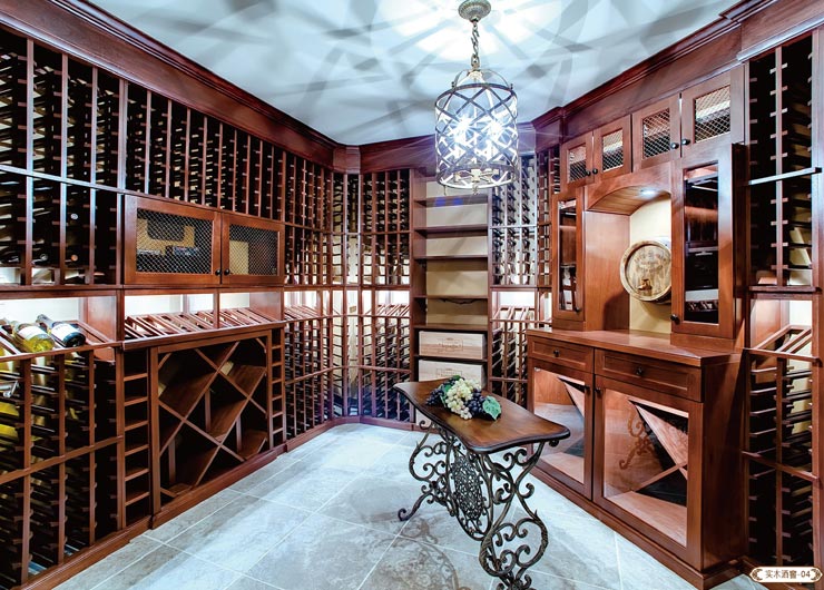實(shí)木酒窖