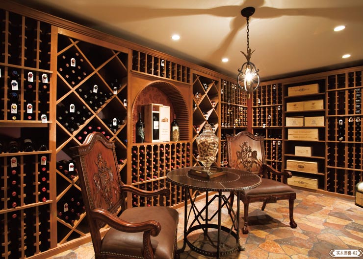 實(shí)木酒窖
